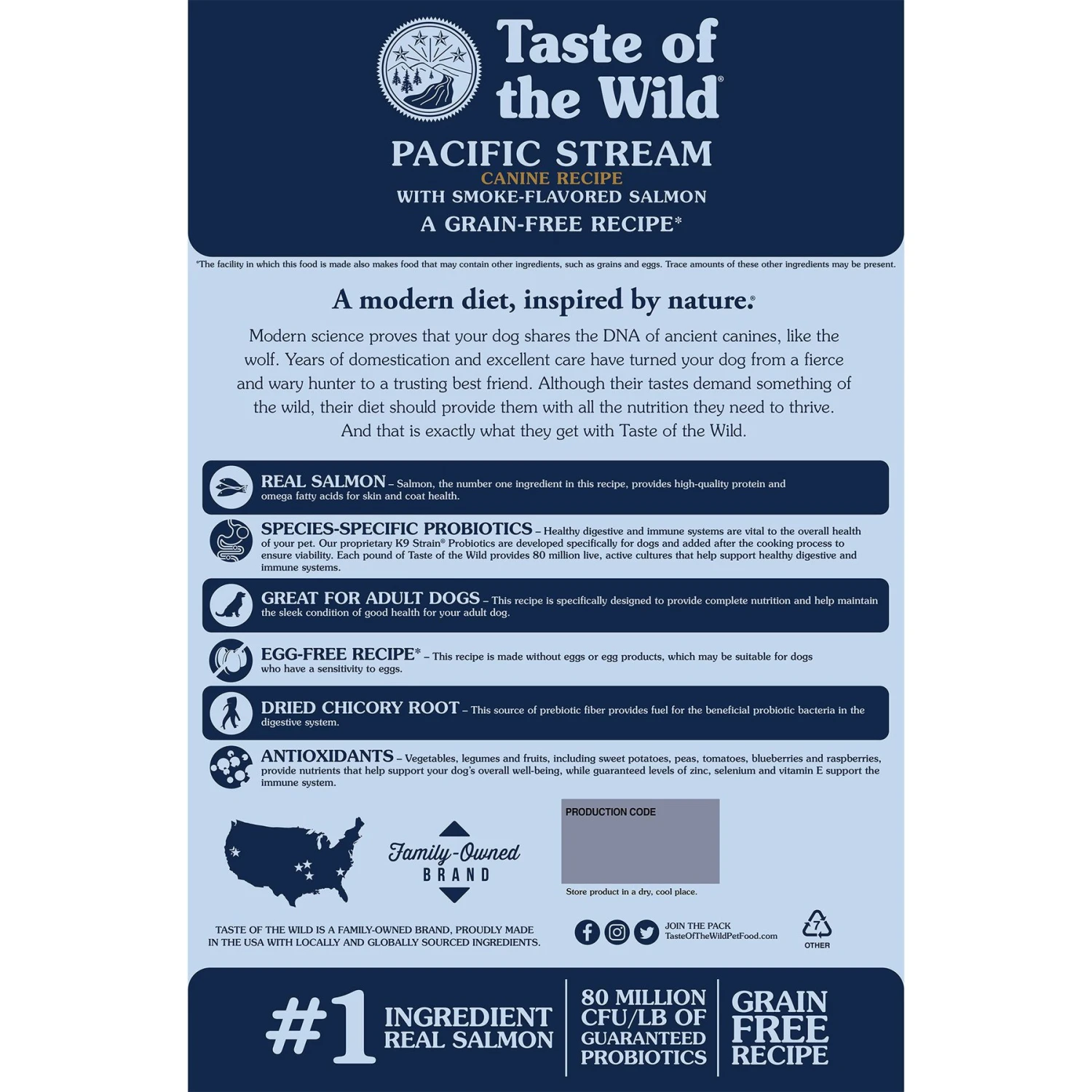 Taste Of The Wild Pacific Stream Smoke-Flavored Salmon Grain-Free Dry Dog Food 2 Taste Of The Wild Pacific Stream Smoke-Flavored Salmon Grain-Free Dry Dog Food - Image 2