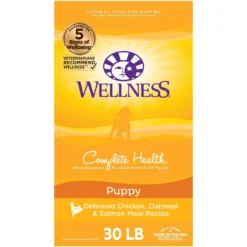 Wellness Complete Health Puppy Deboned Chicken, Oatmeal & Salmon Meal Recipe Dry Dog Food