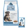 Blue Buffalo Baby Blue Healthy Growth Formula Natural Chicken & Brown Rice Recipe Puppy Dry Food & Blue Buffalo Baby Blue Natural Savory Chicken Puppy Treats, 4-oz Bag