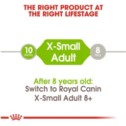 Royal Canin Size Health Nutrition X-Small Adult Dry Dog Food -ROYAL CANIN Shop 50244 PT6. AC SS1800 V1697213802