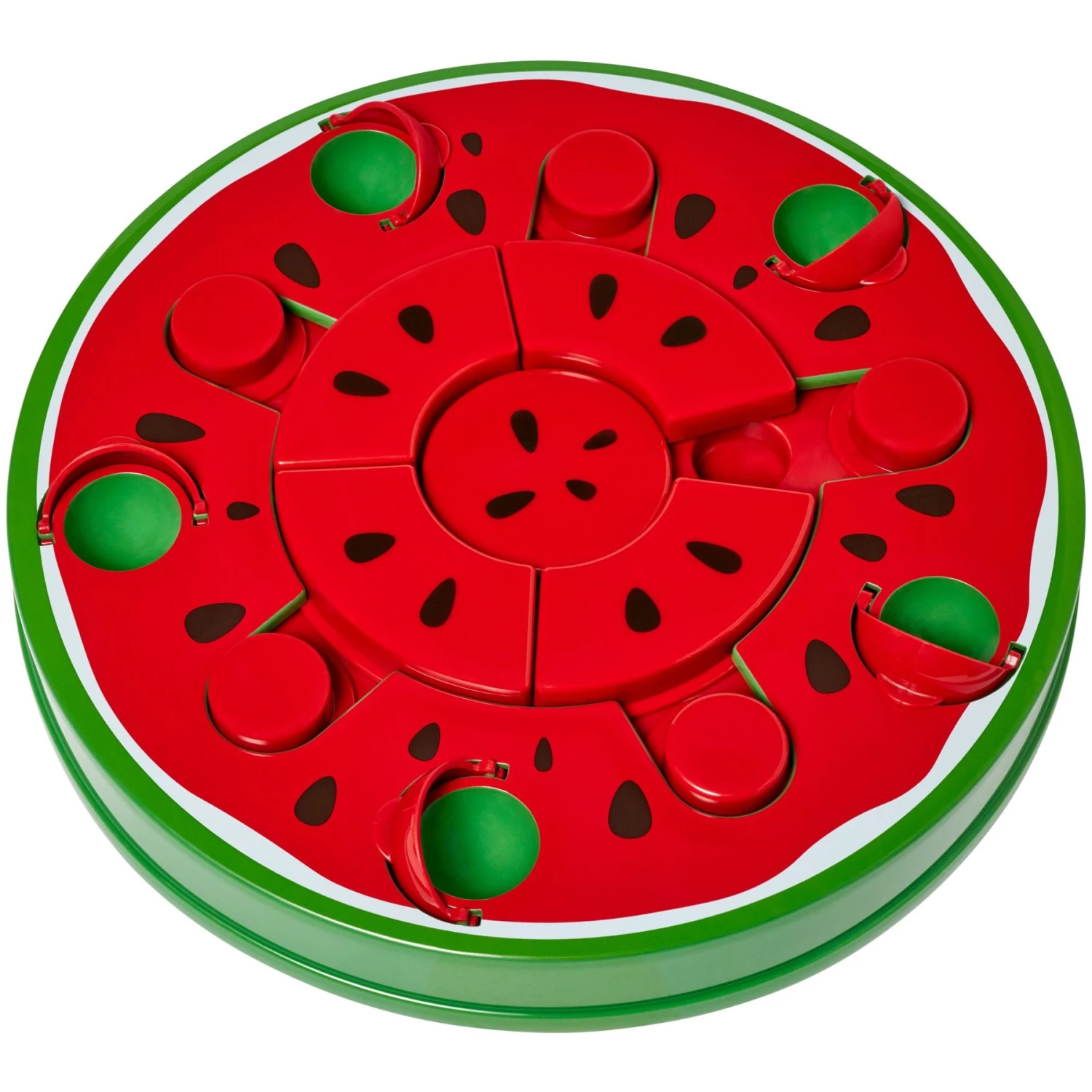 Frisco Watermelon Interactive Puzzle Dog Toy, Advanced 1 Frisco Watermelon Interactive Puzzle Dog Toy, Advanced