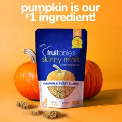 Fruitables Skinny Minis Pumpkin & Berry Flavor Dog Treats -ROYAL CANIN Shop 50835 PT5. AC SS1800 V1662741540