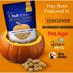 Fruitables Skinny Minis Pumpkin & Berry Flavor Dog Treats -ROYAL CANIN Shop 50835 PT7. AC SS1800 V1662739198
