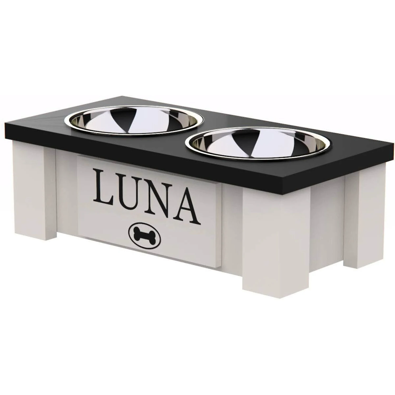 GrooveThis Woodshop Personalized Elevated Dog Feeder Station With Internal Storage 2 GrooveThis Woodshop Personalized Elevated Dog Feeder Station With Internal Storage - Image 2