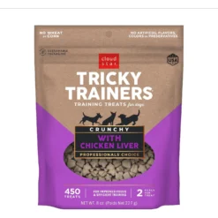 Cloud Star Crunchy Tricky Trainers Liver Flavor Dog Treats