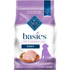 Blue Buffalo Basics Skin & Stomach Care Turkey & Potato Recipe Puppy Dry Dog Food