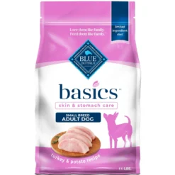 Blue Buffalo Basics Skin & Stomach Care Turkey & Potato Recipe Small Breed Adult Dry Dog Food