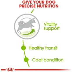 Royal Canin Size Health Nutrition X-Small Adult 8+ Dry Dog Food -ROYAL CANIN Shop 52396 PT4. AC SS1800 V1697213803