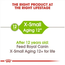 Royal Canin Size Health Nutrition X-Small Aging 12+ Dry Dog Food -ROYAL CANIN Shop 52398 PT4. AC SS1800 V1697213184