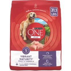Purina ONE SmartBlend Vibrant Maturity 7+ Formula Adult Premium Dry Dog Food