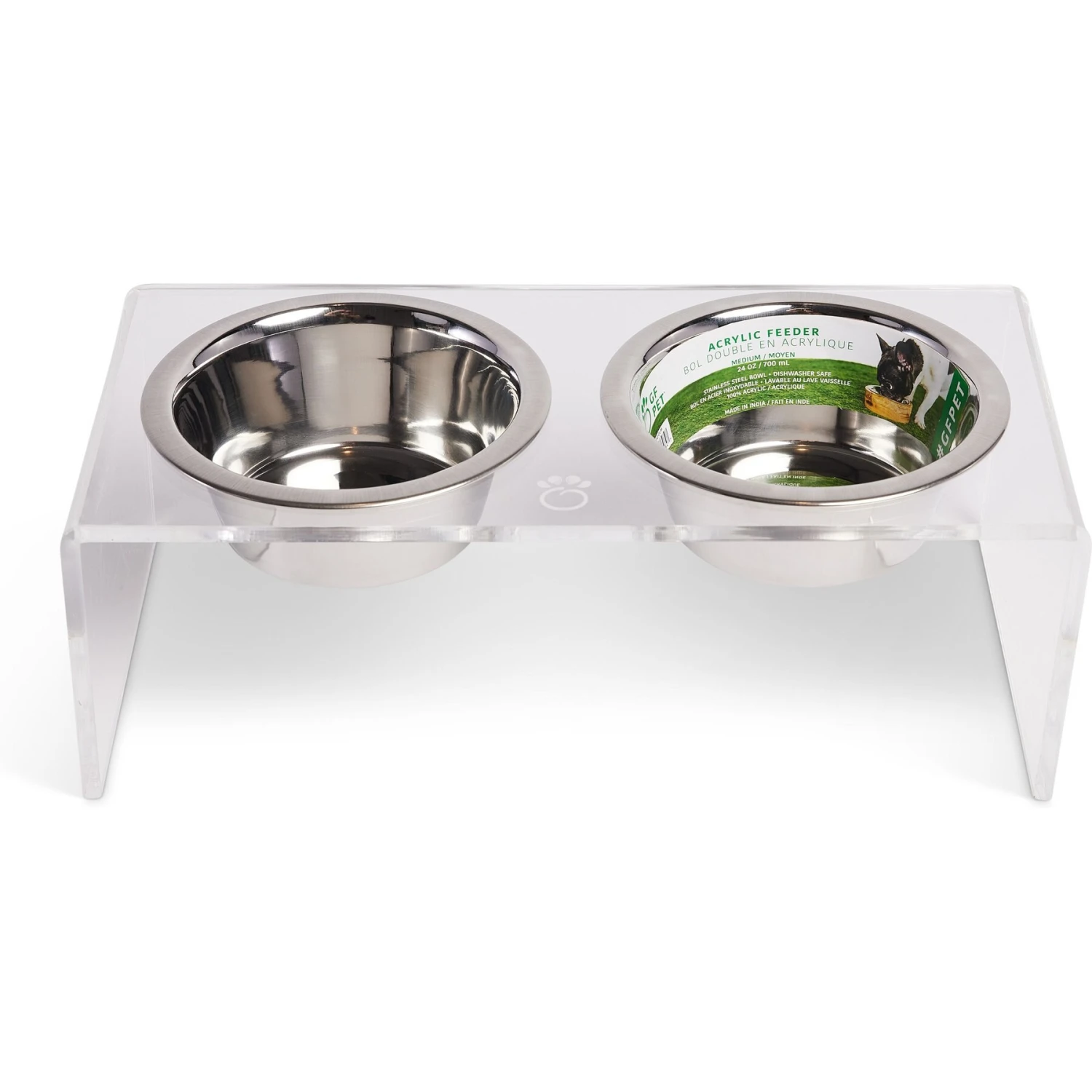 GF Pet Acrylic Cat & Dog Feeder 1 GF Pet Acrylic Cat & Dog Feeder