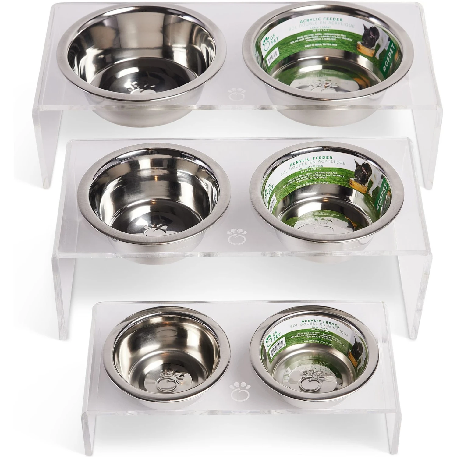 GF Pet Acrylic Cat & Dog Feeder 2 GF Pet Acrylic Cat & Dog Feeder - Image 2