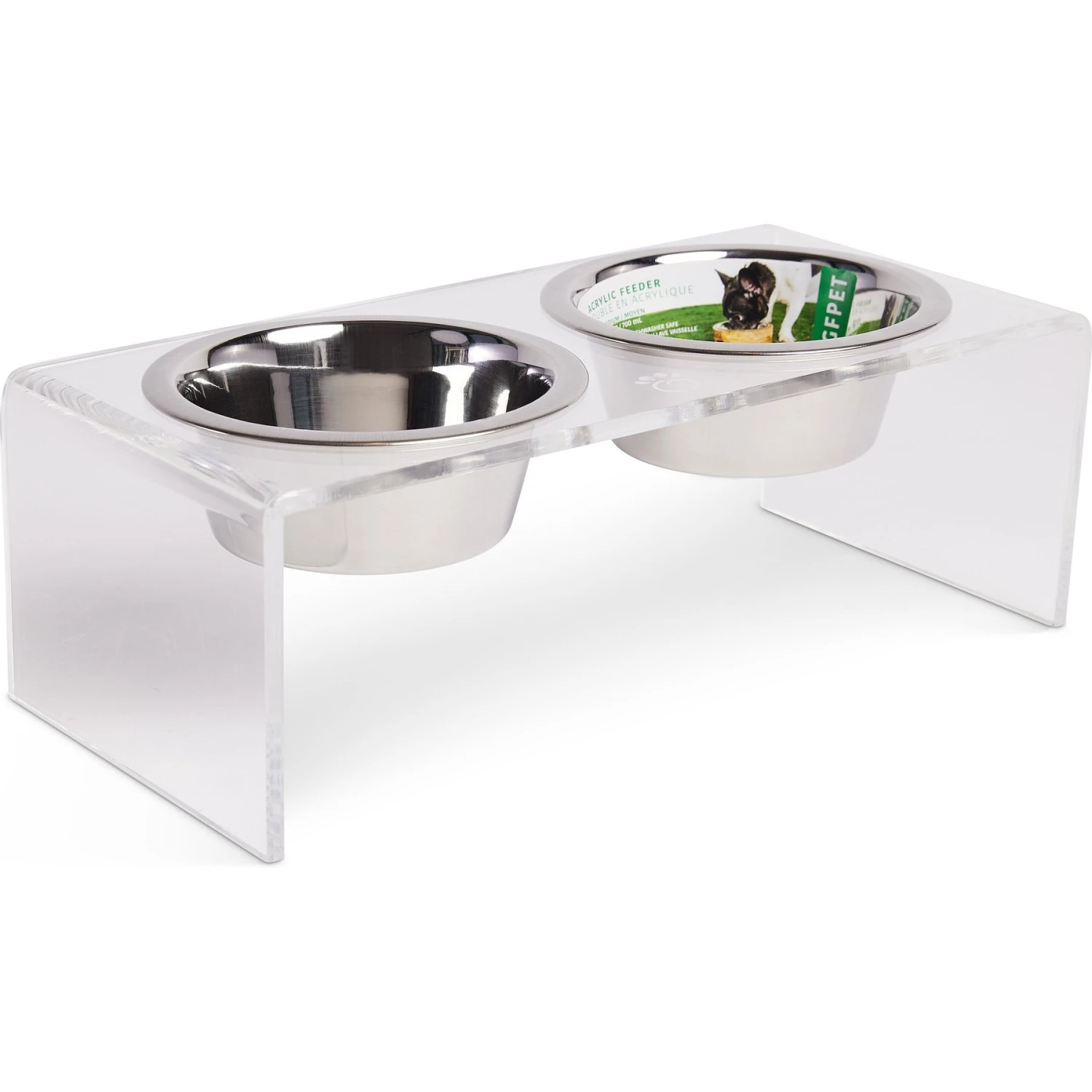 GF Pet Acrylic Cat & Dog Feeder 3 GF Pet Acrylic Cat & Dog Feeder - Image 3