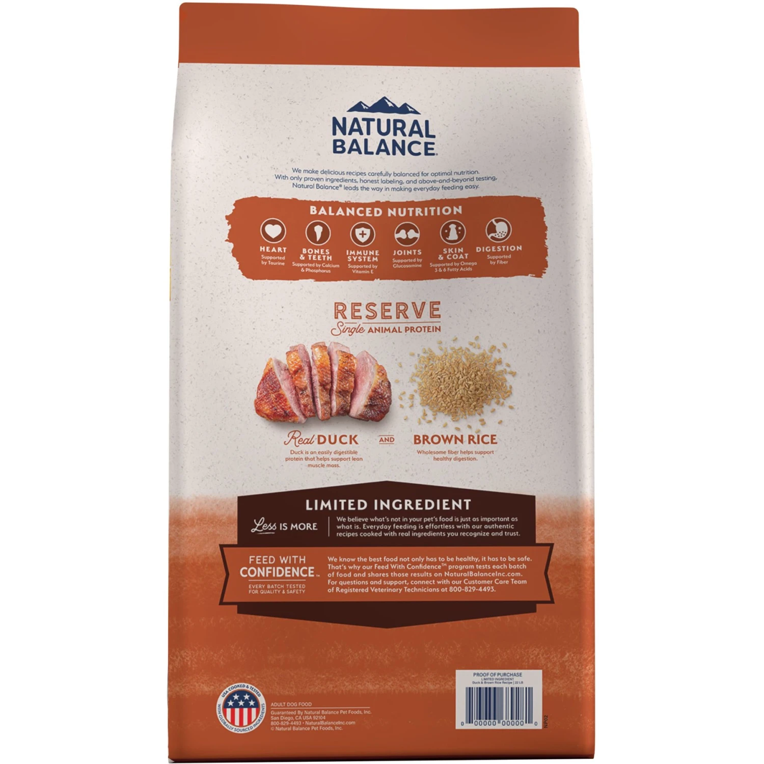 Natural Balance Limited Ingredient Reserve Duck & Brown Rice Recipe Dry Dog Food 2 Natural Balance Limited Ingredient Reserve Duck & Brown Rice Recipe Dry Dog Food - Image 2