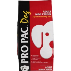 Pro Pac Adult Mini Chunk Chicken Flavored Dry Dog Food, 40-lb Bag