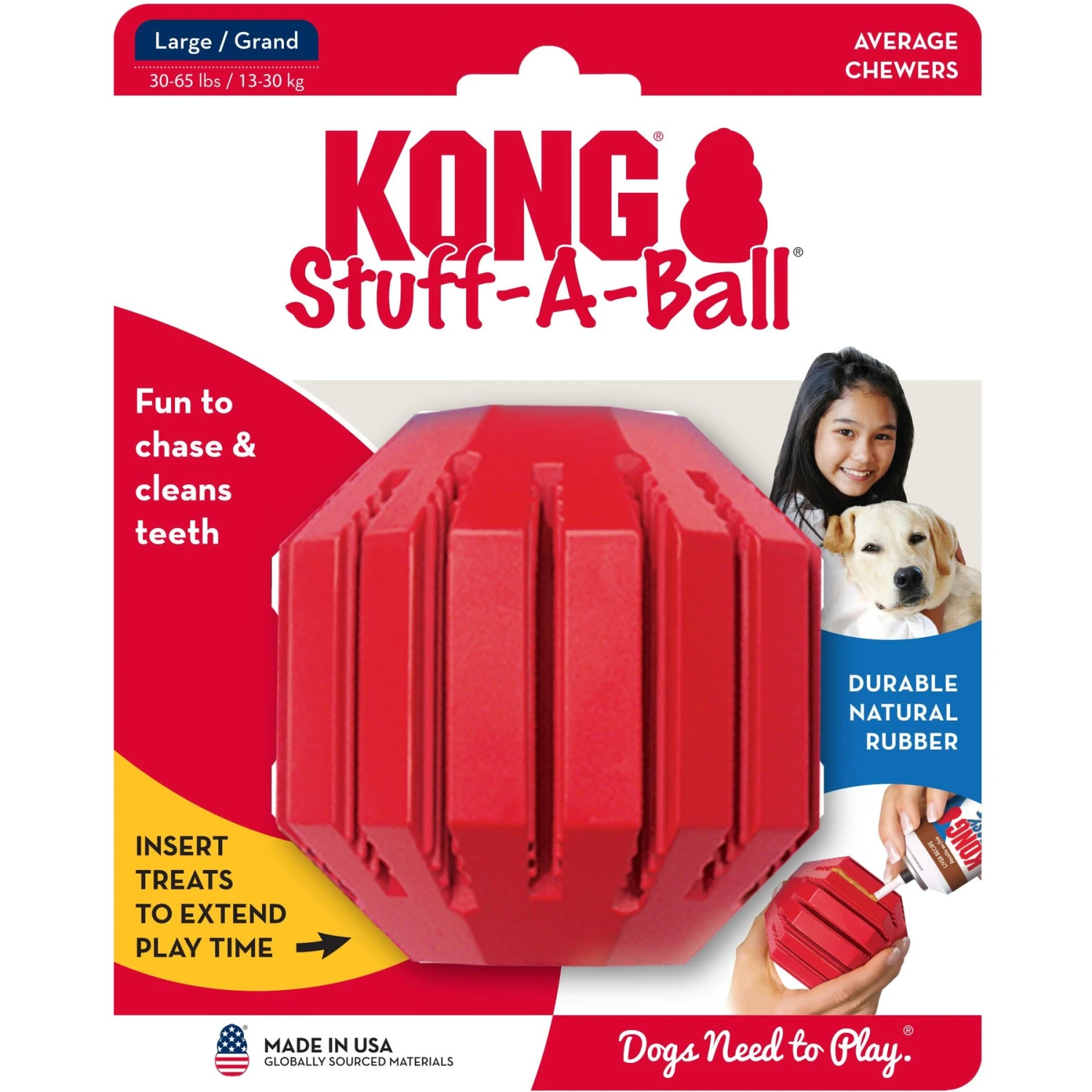 KONG Stuff A Ball Dog Toy 5 KONG Stuff A Ball Dog Toy - Image 5