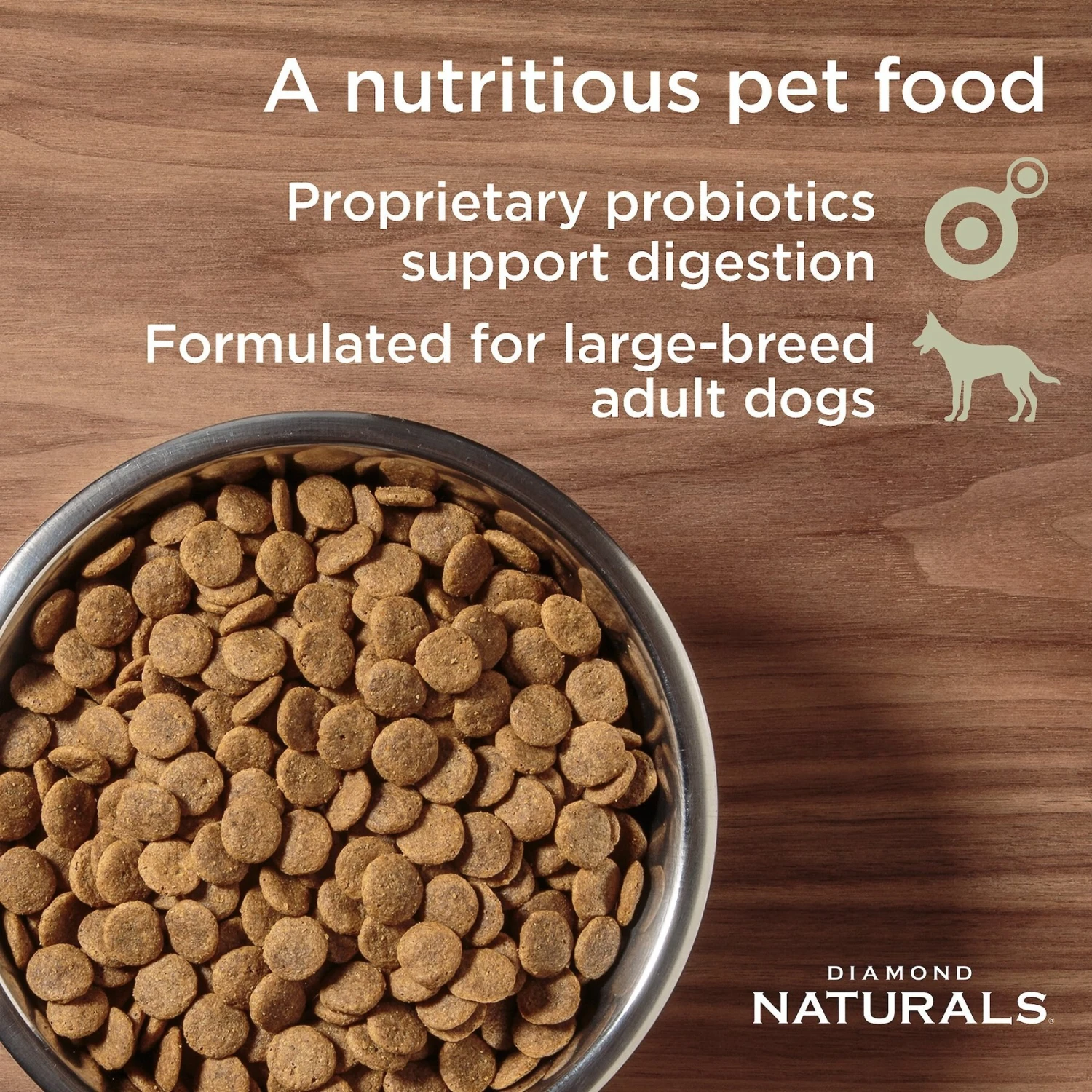 Diamond Naturals Large Breed Adult Lamb Meal & Rice Formula Dry Dog Food 3 Diamond Naturals Large Breed Adult Lamb Meal & Rice Formula Dry Dog Food - Image 3