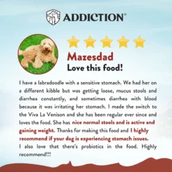 Addiction Grain-Free Viva La Venison Dry Dog Food 13 Addiction Grain-Free Viva La Venison Dry Dog Food -ROYAL CANIN Shop 60108 PT4. AC SS1800 V1672946958
