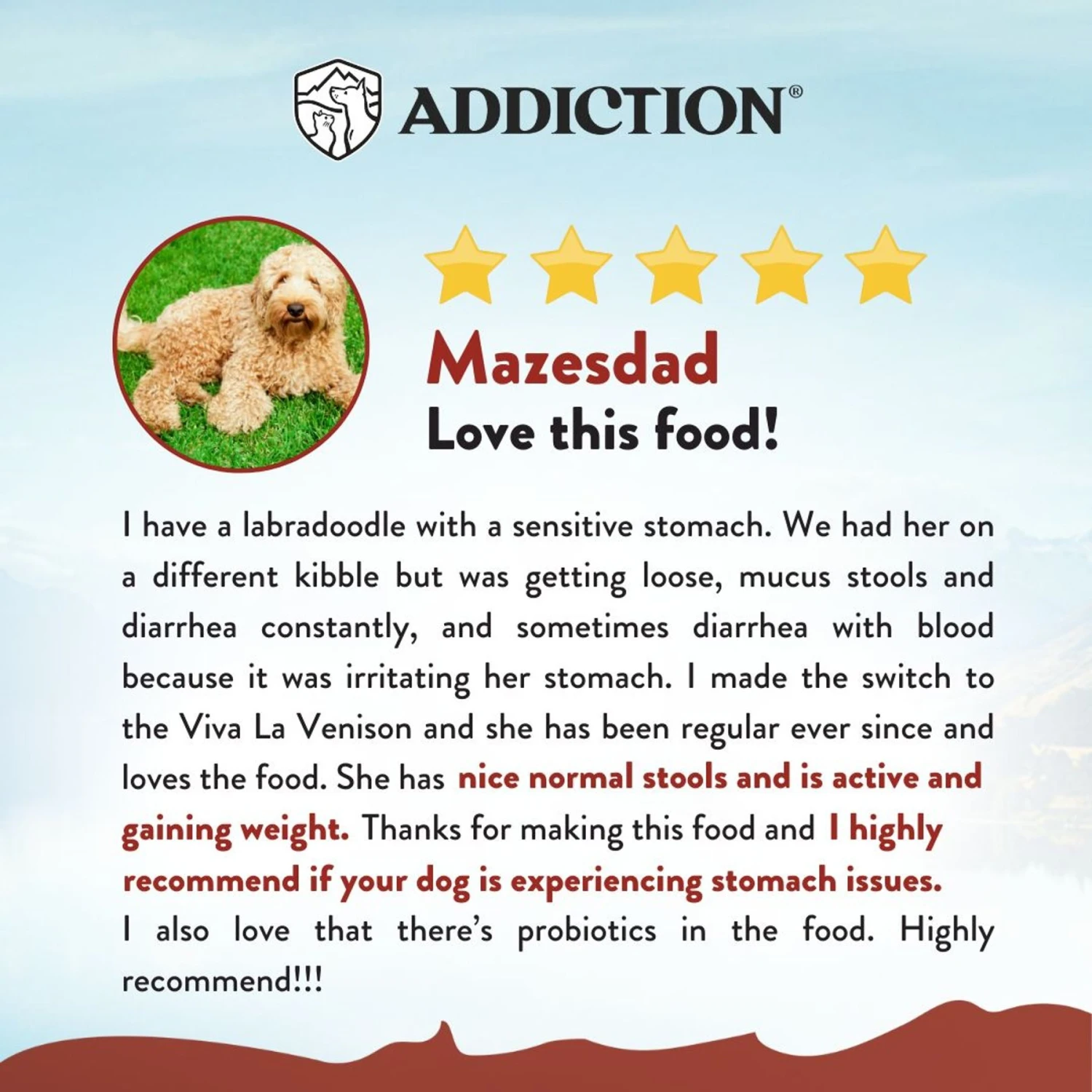 Addiction Grain-Free Viva La Venison Dry Dog Food 5 Addiction Grain-Free Viva La Venison Dry Dog Food - Image 5