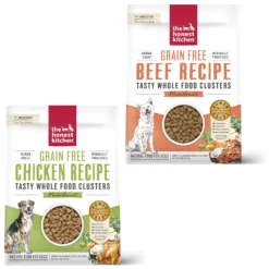 The Honest Kitchen Grain-Free Chicken Whole Food Clusters Dry Dog Food & The Honest Kitchen Grain-Free Beef Whole Food Clusters Dry Dog Food