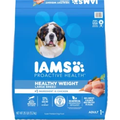Iams Proactive Health Healthy Weight Management Large Breed Low Fat Formula With Real Chicken Adult Dry Dog Food