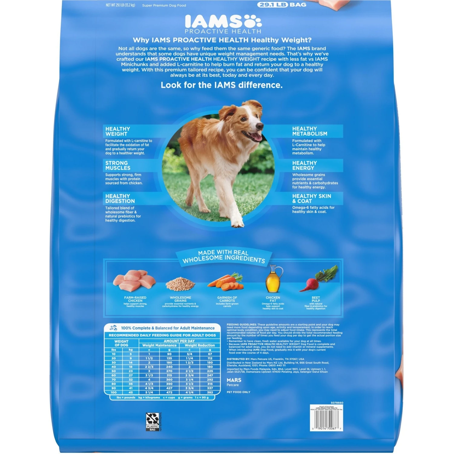 Iams Proactive Health Healthy Weight Management Low Fat Formula With Real Chicken Adult Dry Dog Food 2 Iams Proactive Health Healthy Weight Management Low Fat Formula With Real Chicken Adult Dry Dog Food - Image 2