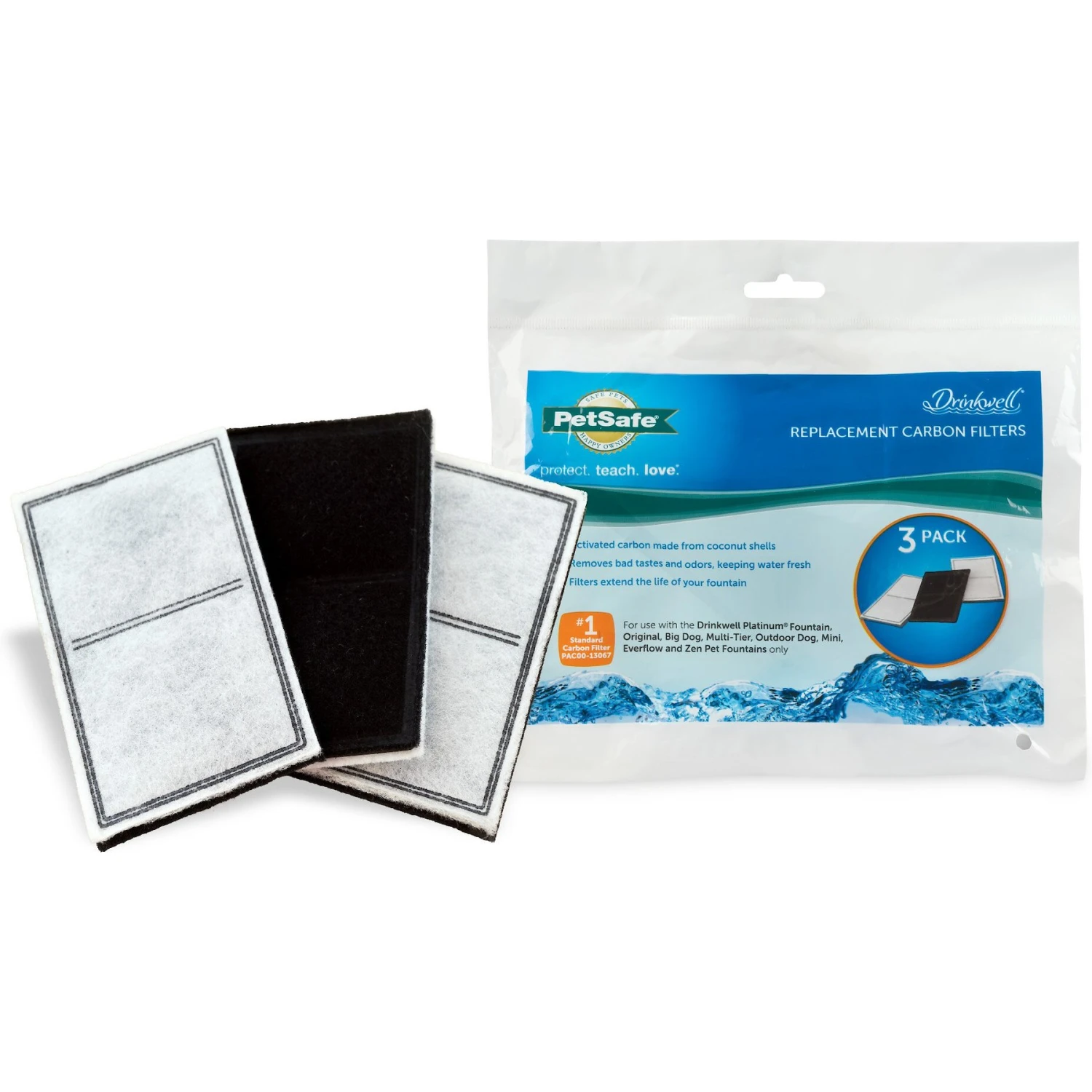 PetSafe Drinkwell Carbon Replacement Filters 1 PetSafe Drinkwell Carbon Replacement Filters