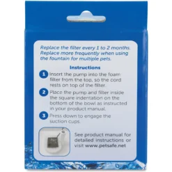 PetSafe Drinkwell Foam Replacement Filters, 2 Count 11 PetSafe Drinkwell Foam Replacement Filters, 2 Count -ROYAL CANIN Shop 63158 PT5. AC SS1800 V1616682429