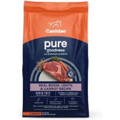 CANIDAE Grain-Free PURE Limited Ingredient Salmon & Sweet Potato Recipe Dry Dog Food & CANIDAE Grain-Free PURE Limited Ingredient Bison, Lentil & Carrot Recipe Dry Dog Food -ROYAL CANIN Shop 632526 PT5. AC SS1800 V1684789788