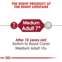 Royal Canin Size Health Nutrition Medium Adult 7+ Dry Dog Food -ROYAL CANIN Shop 63262 PT6. AC SS1800 V1697212427