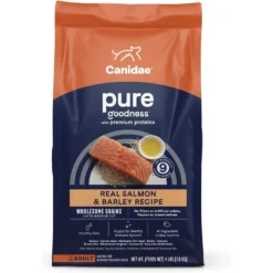 CANIDAE PURE With Wholesome Grains Real Beef & Barley Recipe Adult Dry Dog Food & CANIDAE PURE With Wholesome Grains Real Salmon & Barley Recipe Adult Dry Dog Food -ROYAL CANIN Shop 632782 PT5. AC SS1800 V1663608441