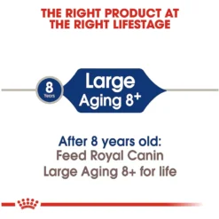 Royal Canin Size Health Nutrition Large Aging 8+ Dry Dog Food -ROYAL CANIN Shop 63298 PT6. AC SS1800 V1697216694