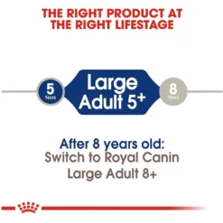 Royal Canin Size Health Nutrition Large Adult 5+ Dry Dog Food -ROYAL CANIN Shop 63336 PT6. AC SS1800 V1697655312