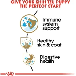 Royal Canin Breed Health Nutrition Shih Tzu Puppy Dry Dog Food -ROYAL CANIN Shop 63378 PT4. AC SS1800 V1697213499