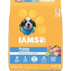 Iams Proactive Health Large Breed Puppy High Protein DHA Formula With Real Chicken Dry Dog Food