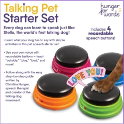 Hunger For Words Talking Pet Starter Set Dog Toy 10 Hunger For Words Talking Pet Starter Set Dog Toy -ROYAL CANIN Shop 646878 PT4. AC SS1800 V1671743220