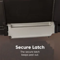 IRIS USA WeatherPro Airtight Elevated Pet Feeder With Food Storage Container & Bowls In Lid, Smoke/Black, 8-cup -ROYAL CANIN Shop 65478 PT4. AC SS1800 V1598658071