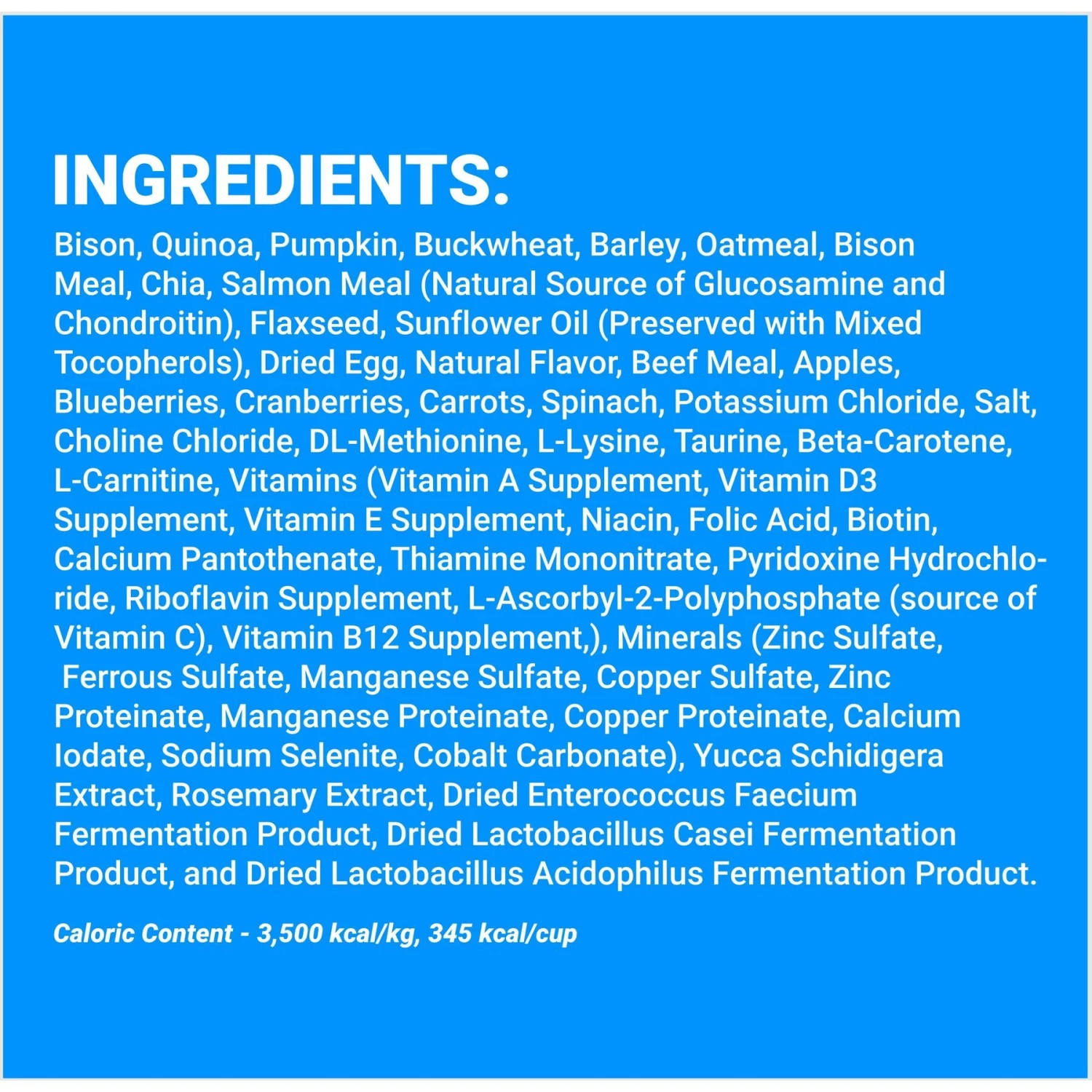Earthborn Holistic Unrefined Smoked Bison With Ancient Grains & Superfoods Dog Dry Food 5 Earthborn Holistic Unrefined Smoked Bison With Ancient Grains & Superfoods Dog Dry Food - Image 5