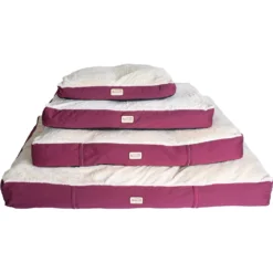 Armarkat Dog Pillow Bed With Removable Cover, Burgundy/Ivory -ROYAL CANIN Shop 70147 PT5. AC SS1800 V1628111537