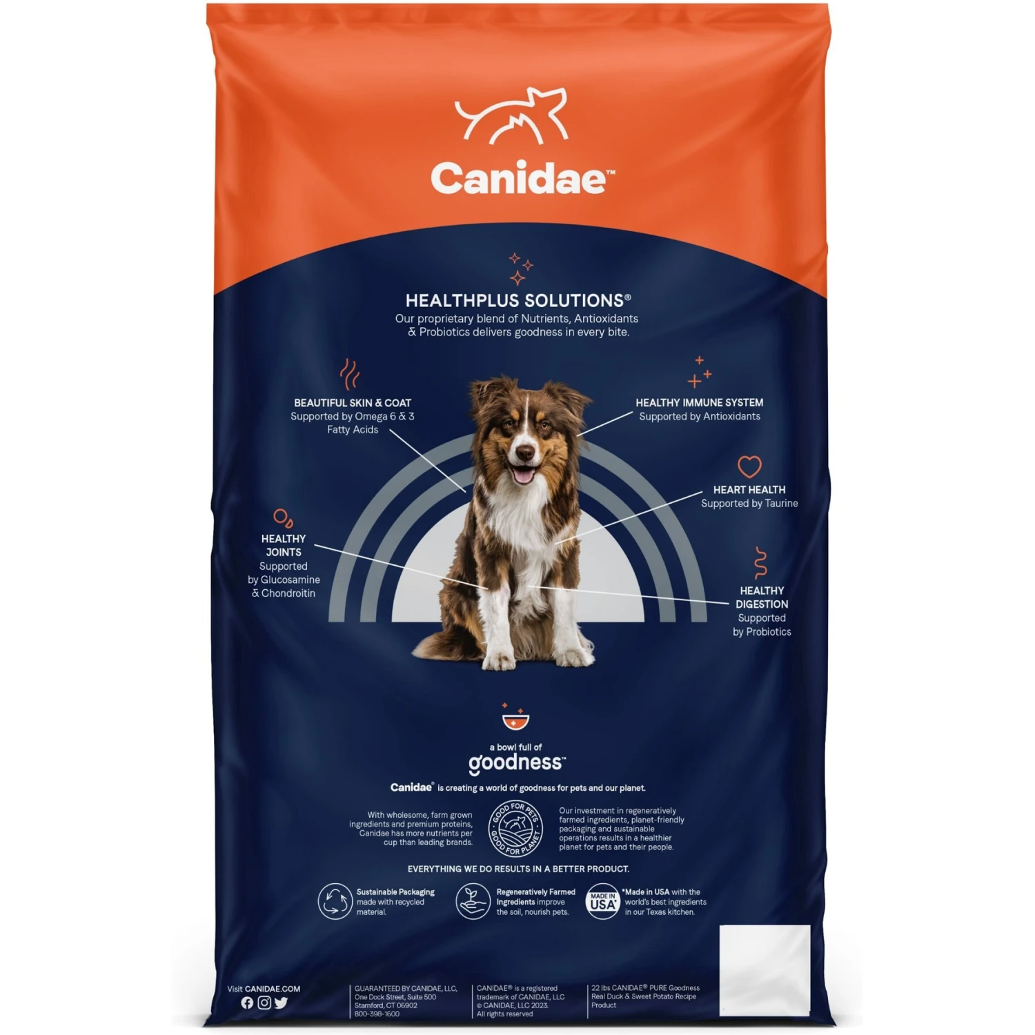 CANIDAE Pure Goodness Real Duck & Sweet Potato Recipe Dry Dog Food 4 CANIDAE Pure Goodness Real Duck & Sweet Potato Recipe Dry Dog Food - Image 4
