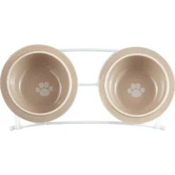 PetRageous Designs Toftee's Paws Double Diner Elevated Pet Bowls -ROYAL CANIN Shop 70368 PT2. AC SS1800 V1539704636
