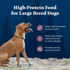 Blue Buffalo Wilderness Rocky Mountain Recipe Large Breed Adult High Protein Natural Bison & Grain Dry Dog Food, 28-lb Bag -ROYAL CANIN Shop 711278 PT3. AC SS1800 V1694549409