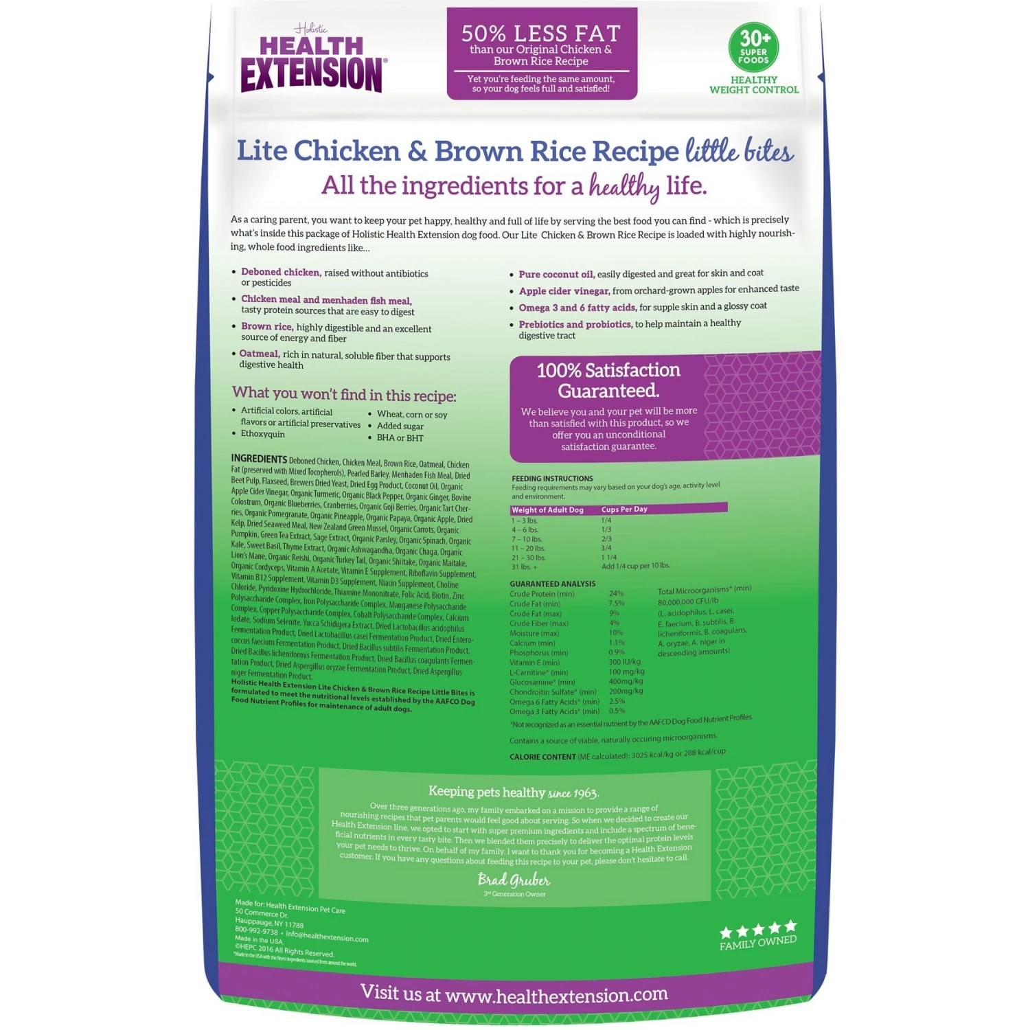 Health Extension Little Bites Lite Chicken & Brown Rice Recipe Dry Dog Food 2 Health Extension Little Bites Lite Chicken & Brown Rice Recipe Dry Dog Food - Image 2