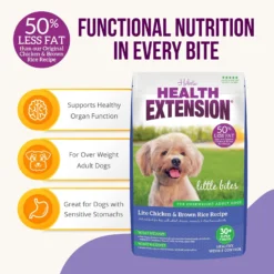 Health Extension Little Bites Lite Chicken & Brown Rice Recipe Dry Dog Food 12 Health Extension Little Bites Lite Chicken & Brown Rice Recipe Dry Dog Food -ROYAL CANIN Shop 71269 PT4. AC SS1800 V1595626268
