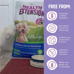 Health Extension Little Bites Lite Chicken & Brown Rice Recipe Dry Dog Food 14 Health Extension Little Bites Lite Chicken & Brown Rice Recipe Dry Dog Food -ROYAL CANIN Shop 71269 PT6. AC SS1800 V1595642170