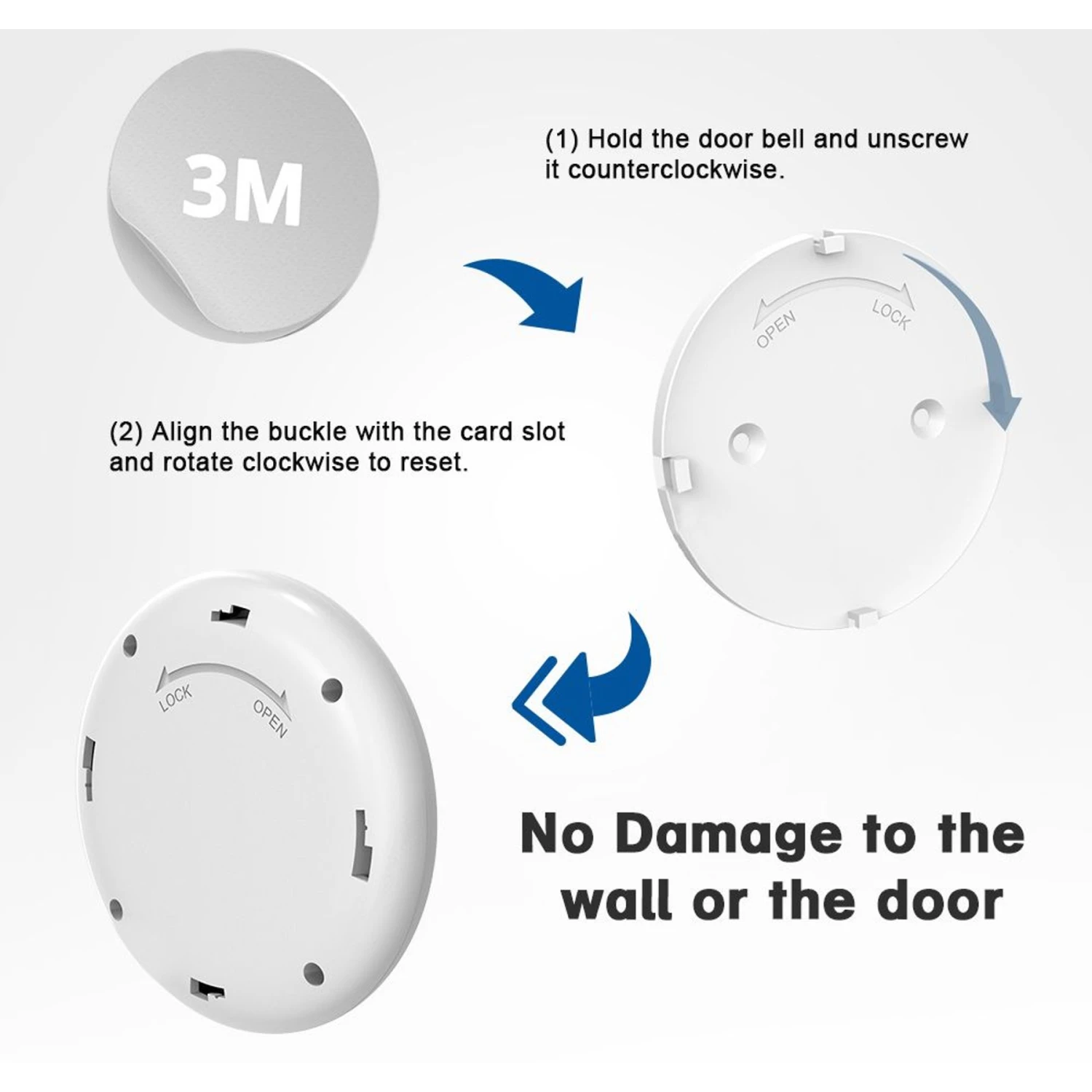 PATPET Smart Training Doorbell Potty Communication Dog & Cat Toy, White, Small 6 PATPET Smart Training Doorbell Potty Communication Dog & Cat Toy, White, Small - Image 6