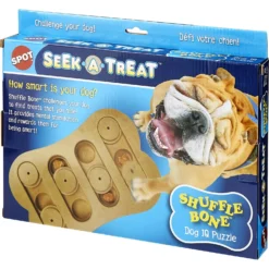 Ethical Pet Seek-A-Treat Shuffle Bone Puzzle Dog Toy -ROYAL CANIN Shop 71371 PT2. AC SS1800 V1545172717
