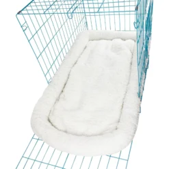 HappyCare Textiles Classic Warm Sherpa Cat & Dog Crate Bolster, White -ROYAL CANIN Shop 717246 PT4. AC SS1800 V1669663101