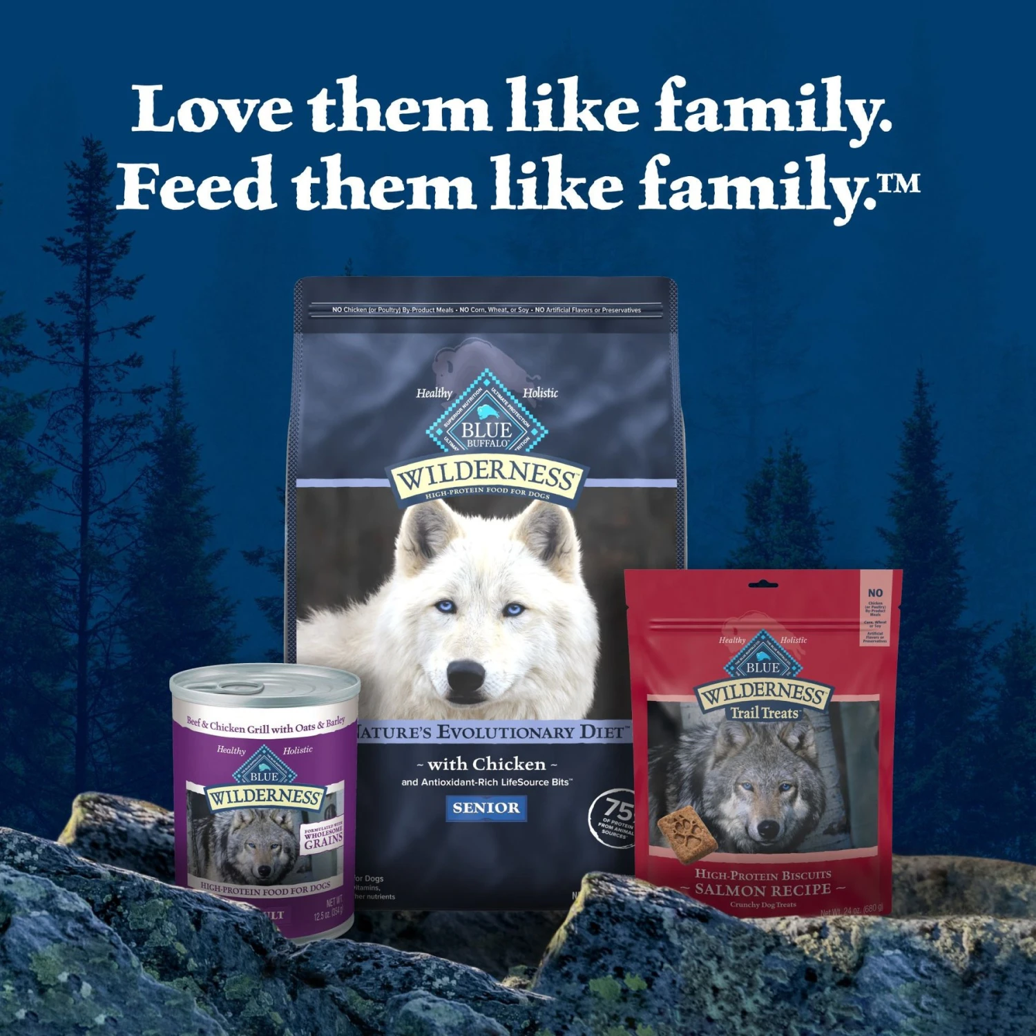 Blue Buffalo Wilderness Senior High Protein Natural Chicken & Wholesome Grains Dry Dog Food 9 Blue Buffalo Wilderness Senior High Protein Natural Chicken & Wholesome Grains Dry Dog Food - Image 9