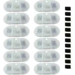 Pet Standard PETLIBRO BPA-Free Capsule Pet Water Fountain Replacement Filter, 71-oz, 12-pack